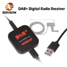 Dual Tuner DAB+Radio Digital Empfänger Antenne Verstärker Android 14 Autoradio