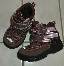 Blau/bordeaux/lila Stiefelchen mit warmen Innenfutter Gr.21