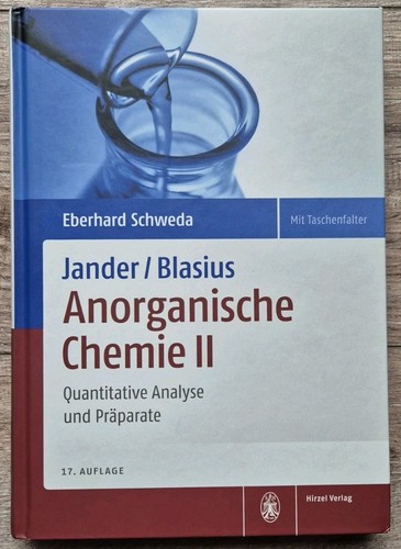 Jander blasius anorganische - jander/blasius,,