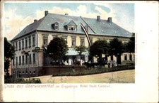 Ak Oberwiesenthal im Erzgebirge, Hotel Stadt Carlsbad, Gruss aus ... - 4877741