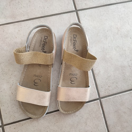 Feet sandalen goldfarben - dr.,