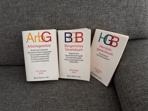 Gesetzesbücher arbg bgb - gesetzesbücher,