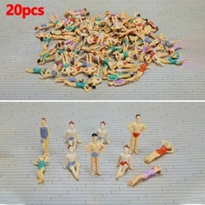 Detaillierte miniatur strand - detaillierte,