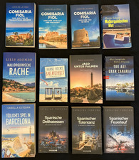 12x Krimi Spanien Mallorca Gran Canaria Barcelona Spanischer Feuerlauf Totentanz