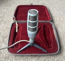 Vintage Cadenza Bändchenmikrofon - restaurierungsbedürftig, inkl. Koffer & Sockel