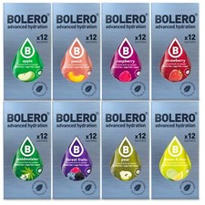(111,04€/kg) 48 Bolero Getränkepulver á 3g 12 Mix-Sets wählbar Vegan Zuckefrei