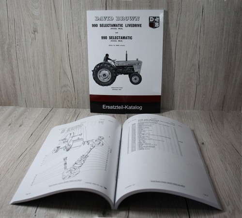 David brown ersatzteil katalog - david,