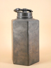 Zinn Feldflasche Flasche