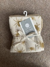 TK Maxx Homesense Halloween Spinne 2er Set Geschirrtücher Neu mit Etikett Halloween