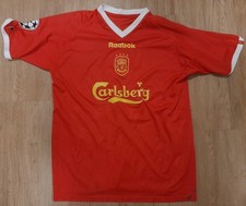 Original Vintage Liverpool FC Trikot Gr L Reebok Rot #8 GERRARD Champions League