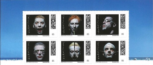 Rammstein briefmarken ct - rammstein, 85