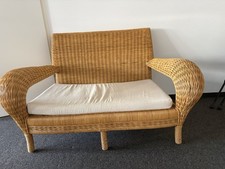 rattan sofa 2 sitzer
