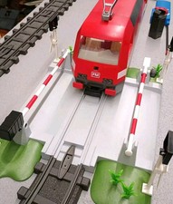 Playmobil RC Lok  Waggon 4010 mit  4306 Bahnübertragung 