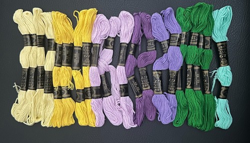 Konvolut neues stickgarn - konvolut,