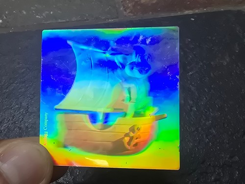 Vintage kellogg hologramm - vintage, kellogg's
