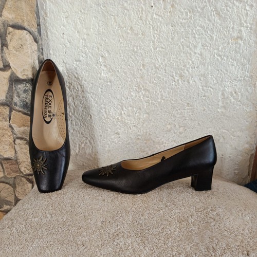 Trachten leder pumps - gr.,