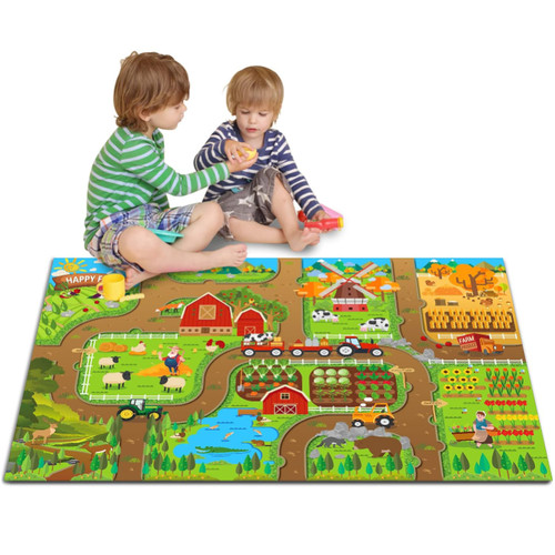 Spielteppich bauernhof - spielteppich,