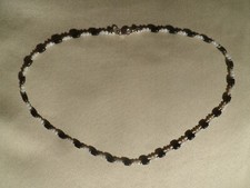 Schönes Collier mit Perlen und echter Koralle, 46 cm, 925 Silber, vergoldet 