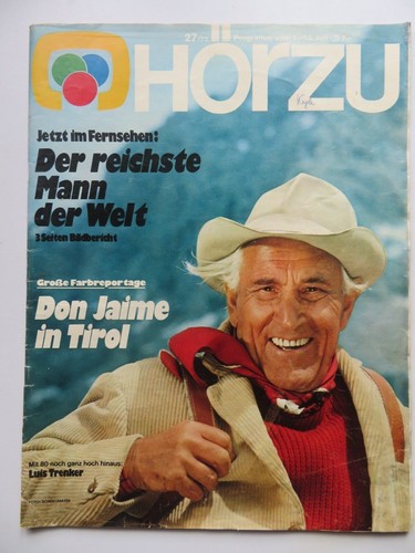 Hörzu 1973 ausgabe - hörzu, 27/1973,