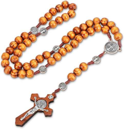 Oliven holz rosenkranz - oliven,