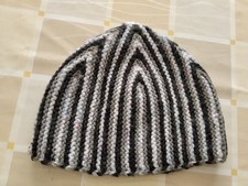 Gestrickte Herren Mütze  Kopfumfang 55/56