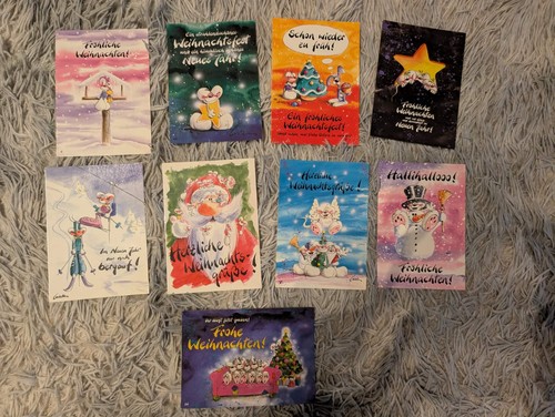 Diddl weihnachtskarten stk - 39,