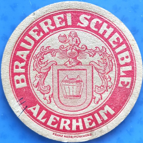 Alter bierdeckel brauerei - alter,
