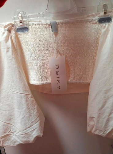 Amisu damen bluse weiß - amisu, m