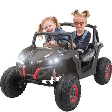 Kinder Elektro Auto Buggy Allrad 4x4 Elektroauto Ledersitz Jeep Kinderfahrzeug