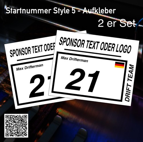 Startnummer style - style,