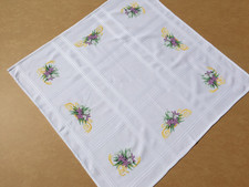 Tischdecke, Mitteldecke weiß