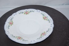 Untertasse 15cm Tee Baronesse Blumenranke rosablau Hutschenreuther Tirschenreuth