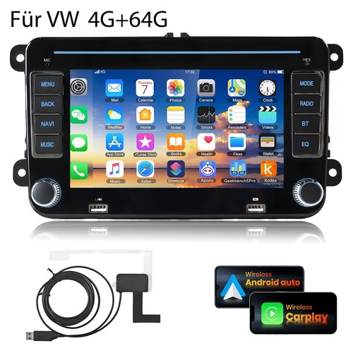 64g android autoradio - 4+64g, 15