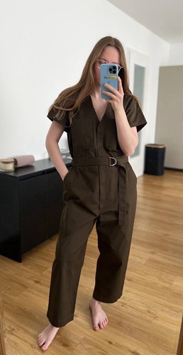 Khaki braun overall mit - khaki-braun,
