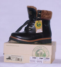PANAMA JACK 03 Igloo Brooklyn Damen Stiefeletten Lammfell schwarz Gr. 39 NEU
