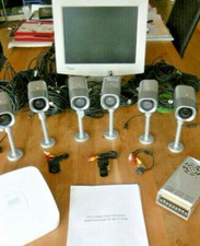 Goliath Überwachungsanlage 9x Everfocus 3.8->9.5mm & Mini Kamera & Recorder 