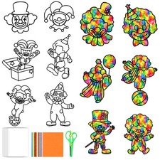 Bunte Fensterbilder Bastelset