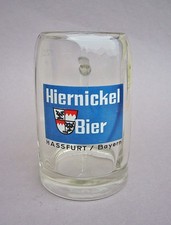 alter Glas Bierkrug Brauerei