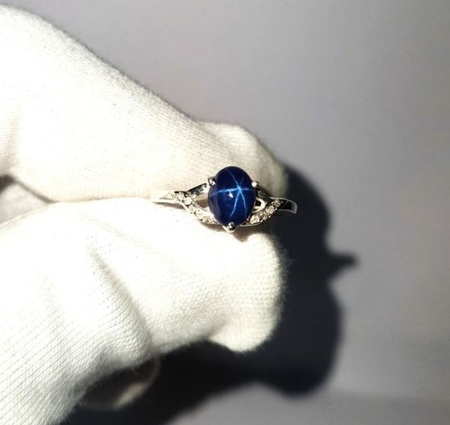 Natürlicher blauer stern - natürlicher,
