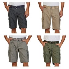 TIMEZONE Cargo Shorts Herren mit Gürtel Regular Fit MaguireTZ Kurze Hosen