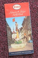Esso Karte Schweiz und Suisse
