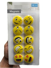 EMOJI Smiley Gesichter starke Kühlschrankmagnete Whiteboard für Homeoffice Arbeit 