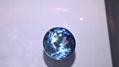 Tansanit edelstein rund 76 - tansanit, 4,76