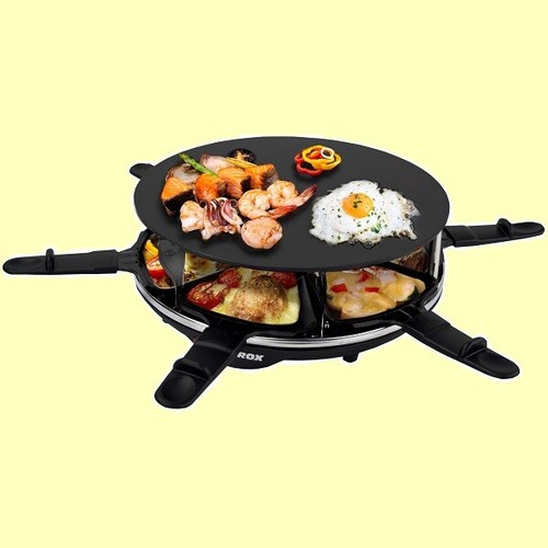 Runder raclette grill lille - raclette-grill,