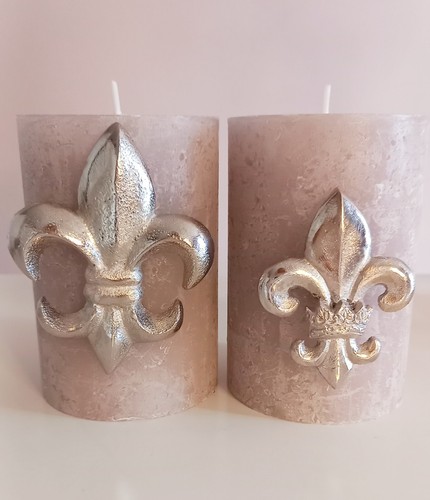 Kerzendeko lilie metall - ,