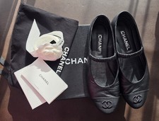 CHANEL Ballerinas Schwarz