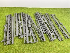 17 Stück Geländer 12x 18cm 5x 20cm lang für HO 1:87 Modelleisenbahn