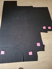 Schwarzer Dünner JERSEY Stoff Rest