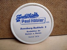 Werbung Spiegel Paul Höbler Textilhaus Annaberg Buchholz Erzgeb. alt 30er 40er ?