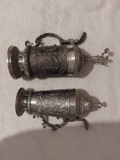 Vintage Alte Zinnkrüge